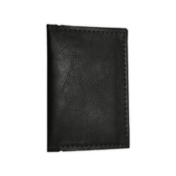 PORTA CARTÃO DE COURO SINTETICO SPX-13645 NA COR PRETO