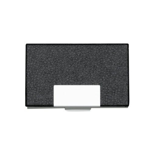 PORTA CARTÃO DE COURO  SPX-04480 NA COR PRETO