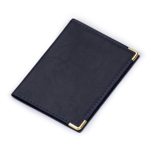 PORTA DOCUMENTO EM COURO SINTÉTICO SPX-12385CD NA COR AZUL