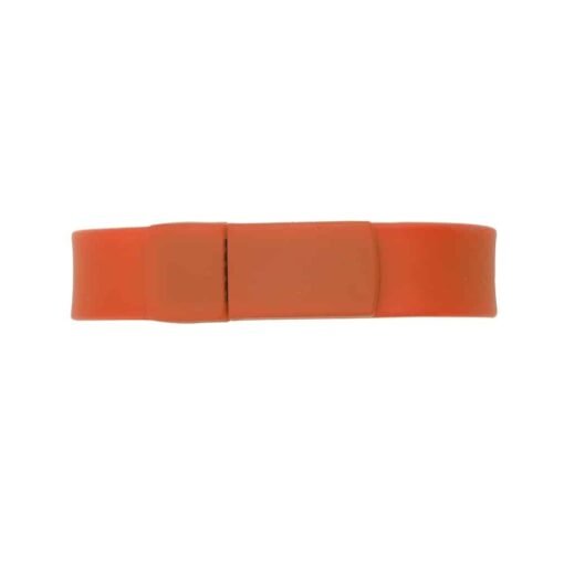 PULSEIRA DE SILICONE C/ SLOT P/ MEMORIA  SPX-P@13949 NA COR LARANJA