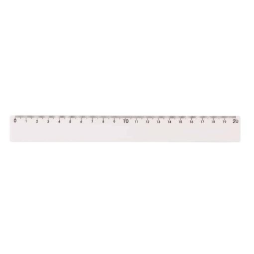 RÉGUA PLÁSTICA 20CM SPX-13724 NA COR BRANCO