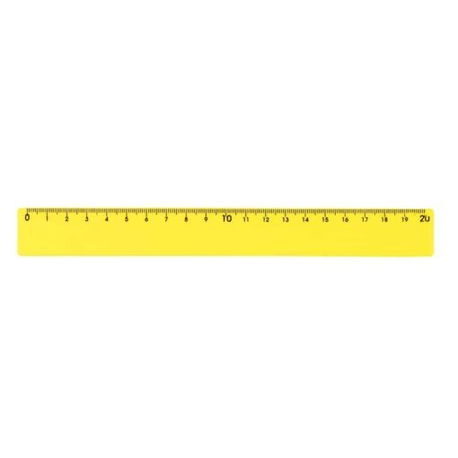 RÉGUA PLÁSTICA 20CM SPX-13724 NA COR AMARELO