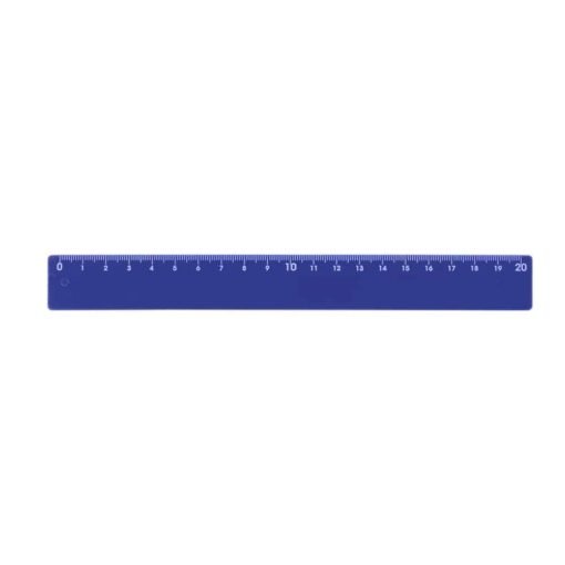 RÉGUA PLÁSTICA 20CM SPX-13724 NA COR AZUL