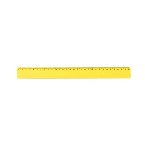 RÉGUA PLÁSTICA 30CM  SPX-13763 NA COR AMARELO