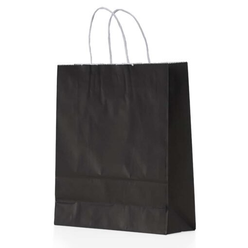 SACOLA KRAFT MÉDIA SPX-14752 NA COR PRETO