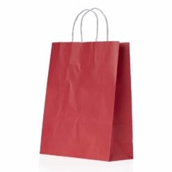 SACOLA KRAFT MÉDIA SPX-14752 NA COR VERMELHO