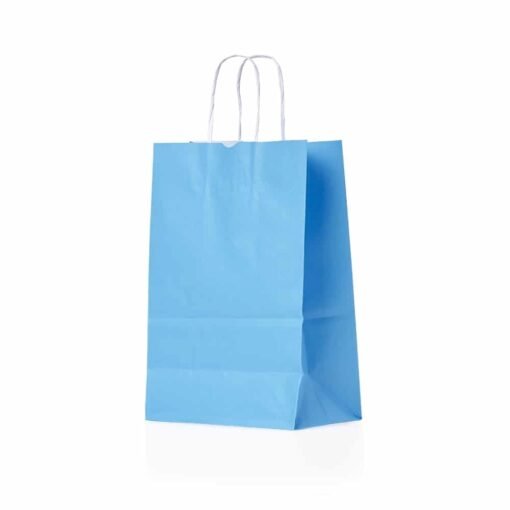 SACOLA KRAFT PEQUENA SPX-14751 NA COR AZUL