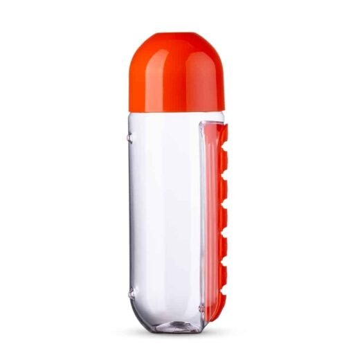SQUEEZE C/ PORTA COMPRIMIDO SPX-13996 NA COR LARANJA