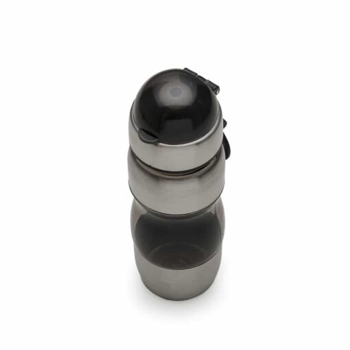 SQUEEZE PLASTICO C/ METAL 450ML BICO E ALÇA  SPX-12190 NA COR PRETO