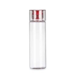 SQUEEZE PLASTICO 600ML C/ TAMPA  SPX-13779 NA COR VERMELHO