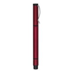CANETA PLÁSTICA C/ MARCA TEXTO  SPX-M3000 NA COR VERMELHO