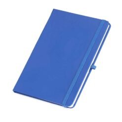 CADERNETA DE COURO SINTÉTICO SPX-14803 NA COR AZUL