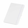 CADERNETA DE COURO SINTÉTICO SPX-14803 NA COR BRANCO OU TRANSPARENTE