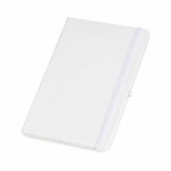 CADERNETA DE COURO SINTÉTICO SPX-14803 NA COR BRANCO OU TRANSPARENTE