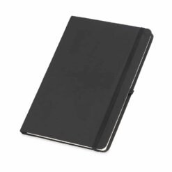 CADERNETA DE COURO SINTÉTICO SPX-14803 NA COR PRETO OU FUMÊ