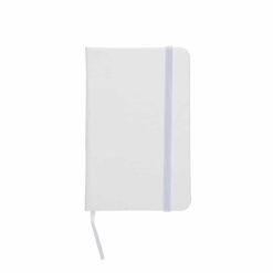 CADERNETA DE COURO SINTÉTICO SPX-12595N NA COR BRANCO