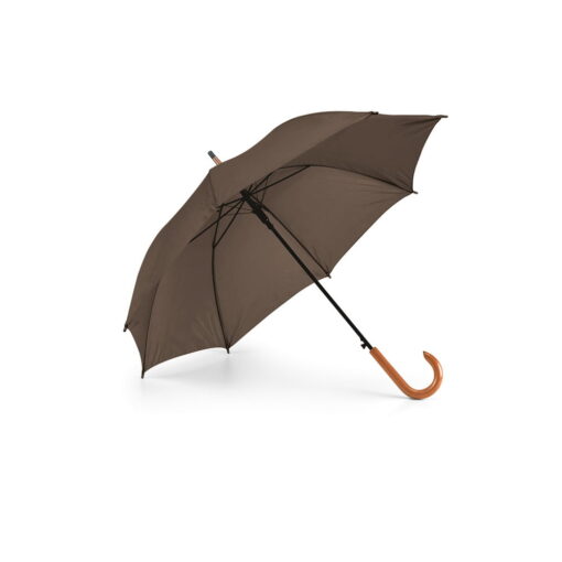 Guarda-chuva em poliéster 190T com haste em metal e pega em madeira e abertura automática. ø1040 mm | 885 mm - Imagem 4