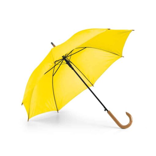 Guarda-chuva em poliéster 190T com haste em metal e pega em madeira e abertura automática. ø1040 mm | 885 mm - Imagem 7