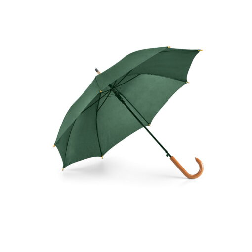Alternative view of Guarda-chuva em poliéster 190T com haste em metal e pega em madeira e abertura automática. ø1040 mm | 885 mm