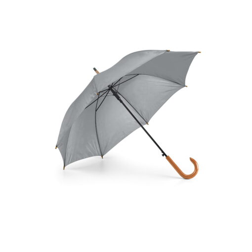 Guarda-chuva em poliéster 190T com haste em metal e pega em madeira e abertura automática. ø1040 mm | 885 mm - Imagem 9