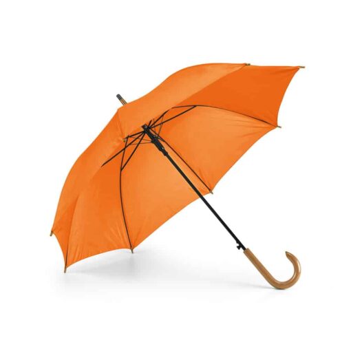 Guarda-chuva em poliéster 190T com haste em metal e pega em madeira e abertura automática. ø1040 mm | 885 mm - Imagem 16