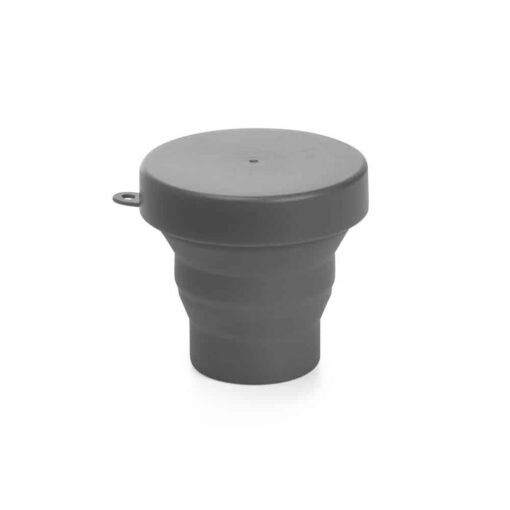 COPO RETRÁTIL DE SILICONE 150ML SPX-18636 NA COR PRATA