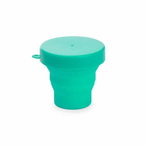 COPO RETRÁTIL DE SILICONE 150ML SPX-18636 NA COR AZUL