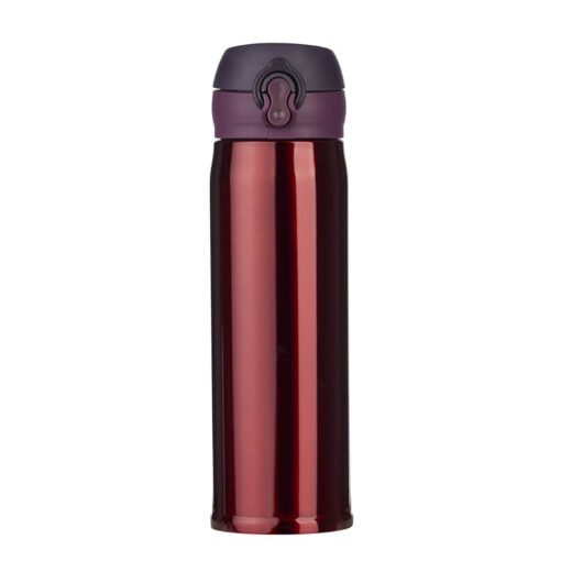 GARRAFA TÉRMICA 400ML *TAMPAS SORTIDAS SPX-02112 NA COR VERMELHO
