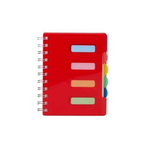 CADERNO PEQUENO SPX-05043 NA COR VERMELHO