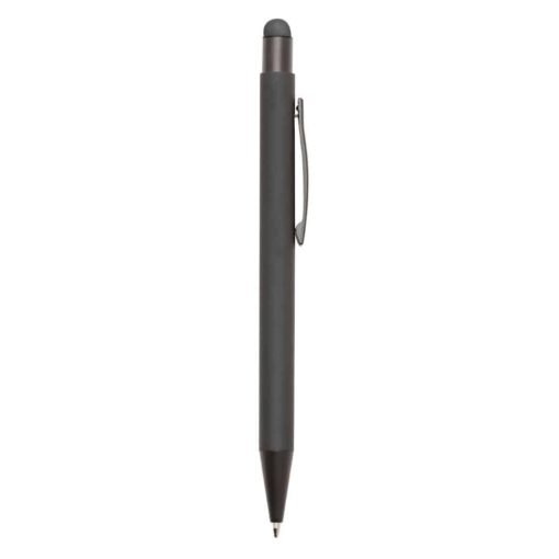 CANETA METAL C/ TOUCH SPX-14205 NA COR PRETO OU FUMÊ