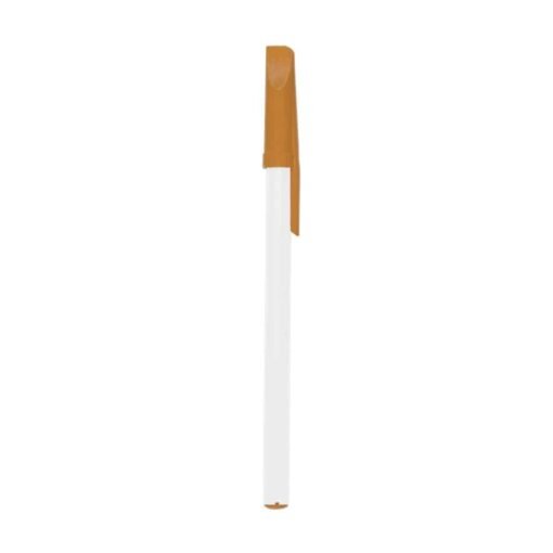 CANETA PLÁSTICA SPX-13629C NA COR LARANJA