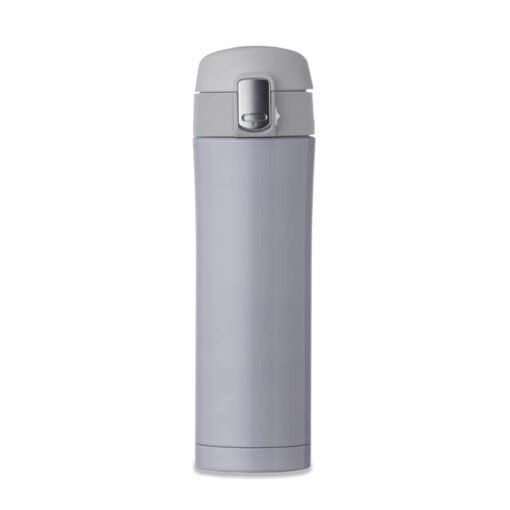 GARRAFA TÉRMICA 450 ML C/ TRAVA  SPX-13377 NA COR BRANCO