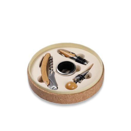 KIT VINHO ESTOJO COM 4PEÇAS SPX-14702 NA COR BEGE