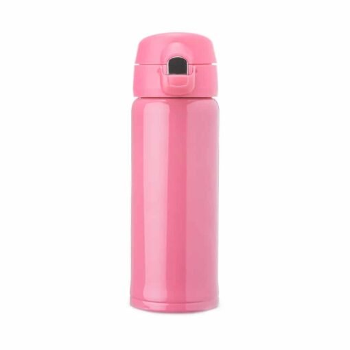 GARRAFA TÉRMICA INOX 400ML SPX-18715 NA COR ROSA