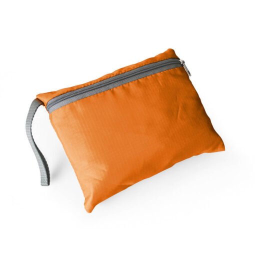 Alternative view of Mochila dobrável em 210D ripstop com bolso frontal. Fornecida desdobrada. 295 x 415 x 110 mm | Dobrada: 160 x 130 mm