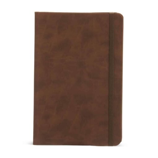 CADERNETA COURO SINTÉTICO 21X14 SPX-14917S NA COR MARROM