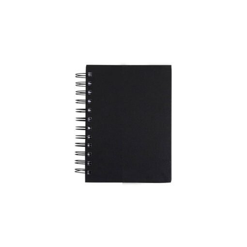 MINI AGENDA WIRE-O CROMATO SPX-14930 NA COR PRETO OU FUMÊ