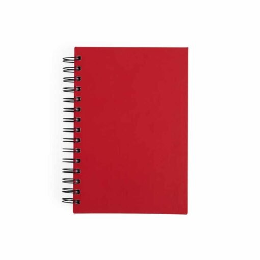 AGENDA WIRE-O EMBORRACHADA SPX-14933 NA COR VERMELHO