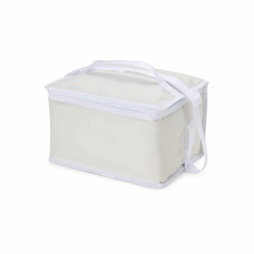 BOLSA TÉRMICA 8 LITROS EM NYLON  SPX-1330P NA COR BRANCO