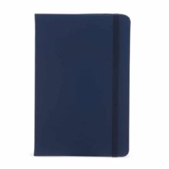 CADERNETA COURO SINTÉTICO 21X14 SPX-14917S NA COR AZUL