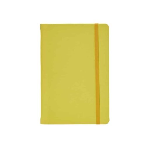CADERNETA EMBORRACHADA COM WIRE-O SPX-14870 NA COR AMARELO
