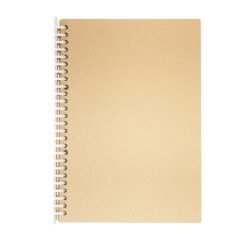 CADERNO WIIRE-O COM CAPA DURA SPX-05061 NA COR KRAFT