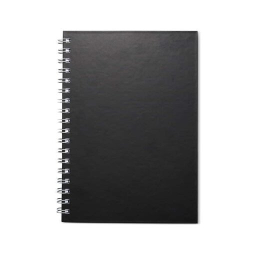 CADERNO PERCALUX EMBORRACHADO SPX-14209B NA COR PRETO