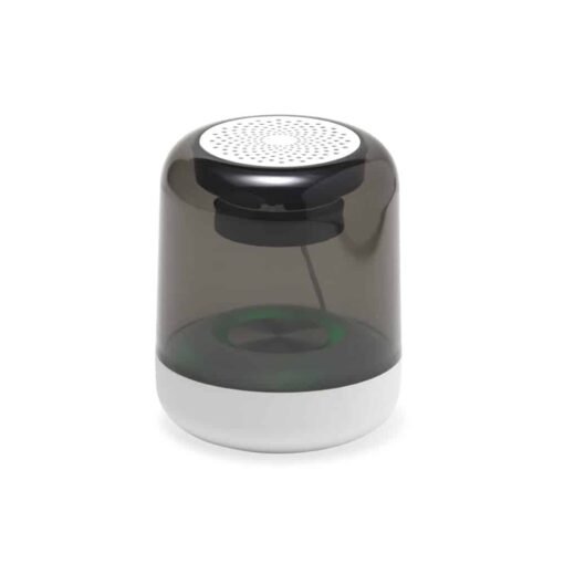 CAIXINHA DE SOM C/ EFEITO DE LUZ SPX-05039 NA COR BRANCO