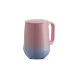CANECA BICOLOR PAREDE DUPLA 250ML SPX-18720 NA COR ROSA