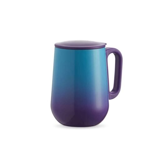 CANECA BICOLOR PAREDE DUPLA 250ML SPX-18720 NA COR ROXO
