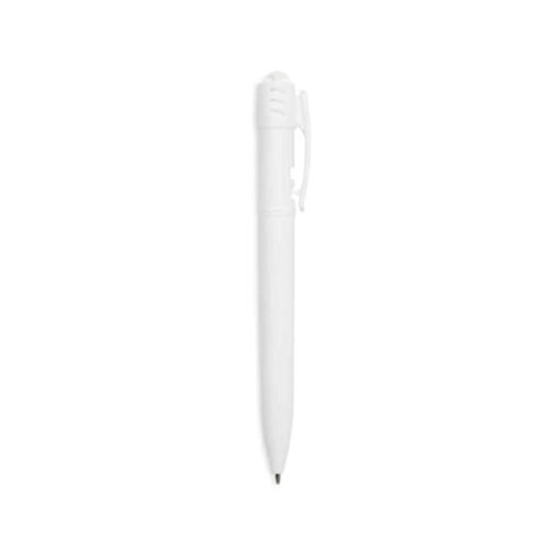 CANETA PLASTICA SPX-1089C NA COR BRANCO