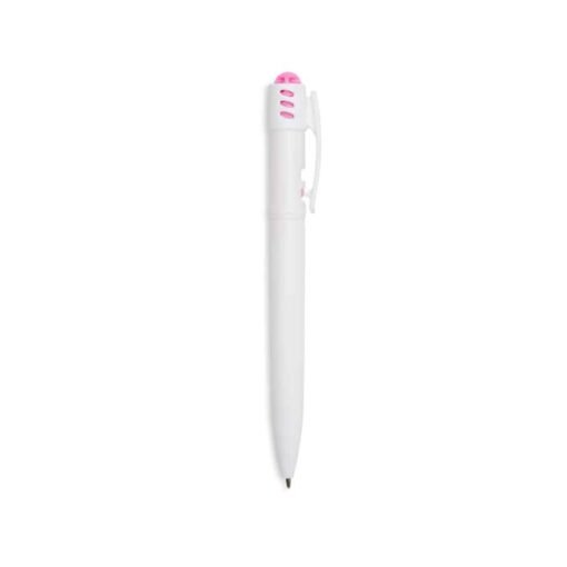 CANETA PLASTICA SPX-1089C NA COR BRANCO