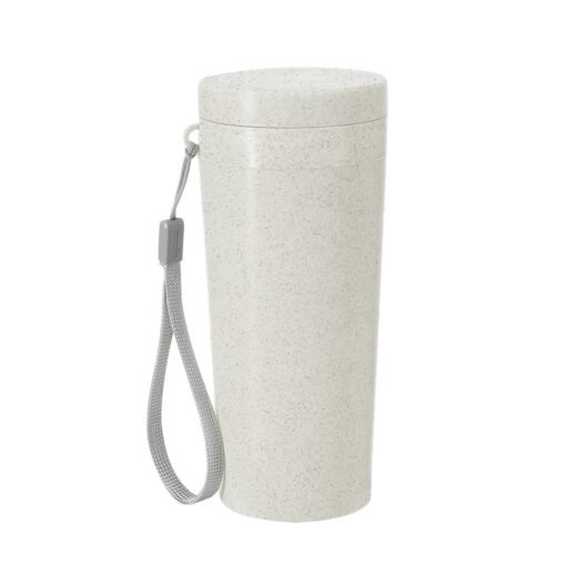 COPO FIBRA DE BAMBU 350ML PAREDE DUPLA SPX-03006B NA COR BEGE