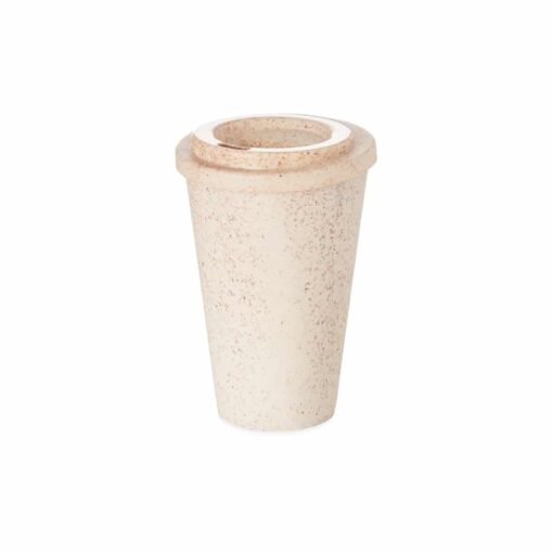 COPO FIBRA DE MADEIRA 400ML SPX-14883 NA COR BEGE